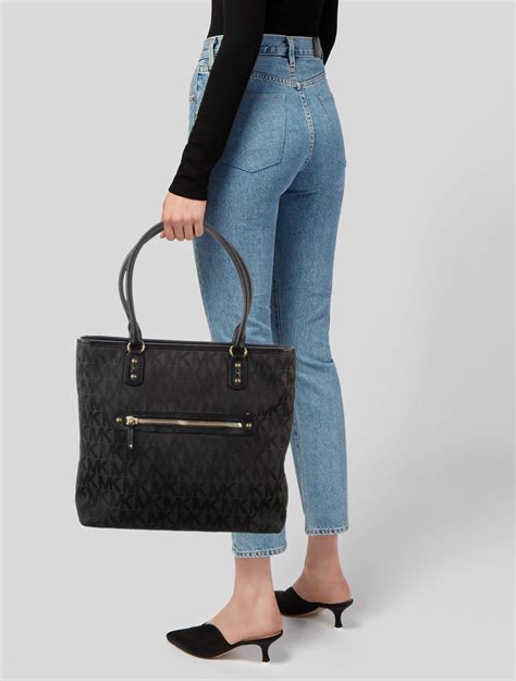 michael kors insulated lunch bag|Michael Kors canvas tote bag.